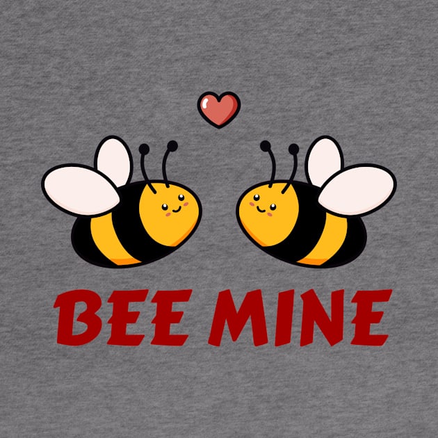 Bee Mine | Be Mine Bees Pun by Allthingspunny